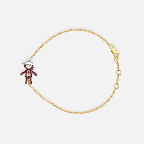 One Kid Boy Custom Birthstone Bracelet