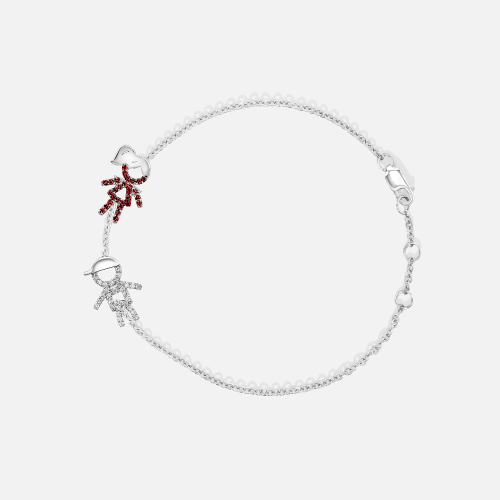 Two Kid Custom Birthstone Bracelet
