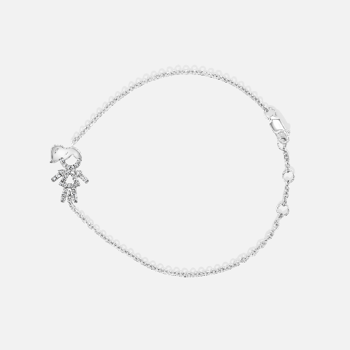 One Kid Girl Custom Birthstone Bracelet