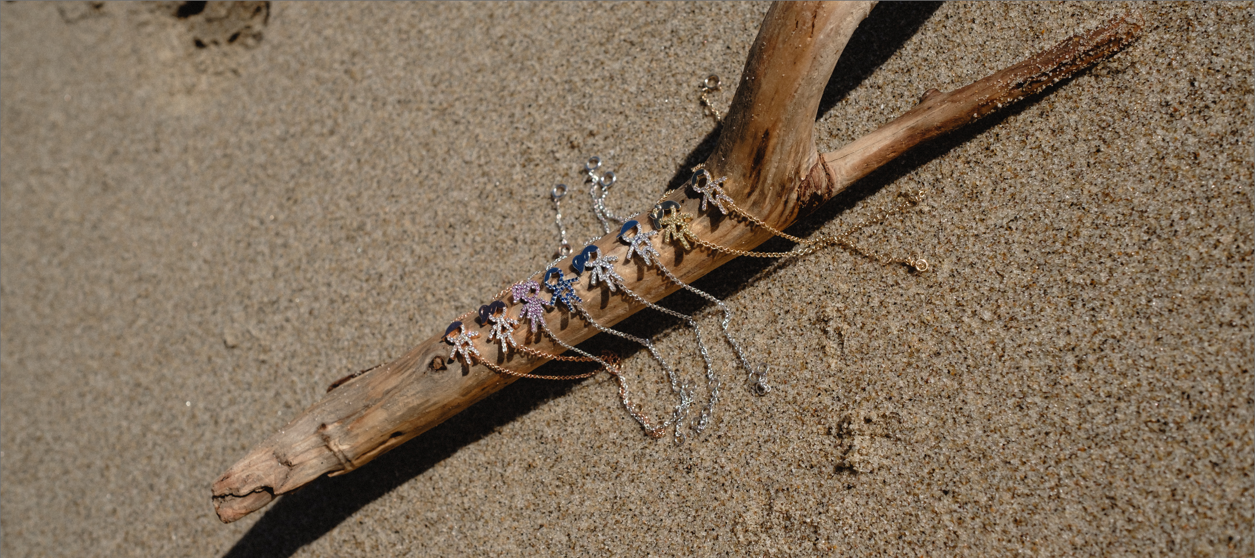 Bracelets on stick